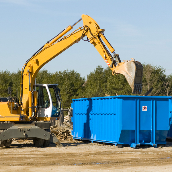 what size residential dumpster rentals are available in Union County